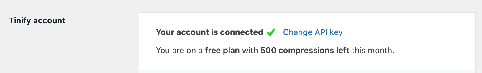 Your account is connected 