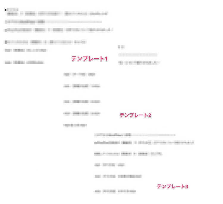 穴埋めだけでできるテンプレートを開発